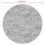 Alfombra pelo largo aspecto brillante ISTAN gris Ø 160 cm de , Alfombras - Ref: Foro24-375684, Precio: 56,25 €, Descuento: %