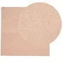 Alfombra de pelo corto suave lavable HUARTE rosado 160x160 cm de , Alfombras - Ref: Foro24-375154, Precio: 53,71 €, Descuento: %