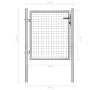Gartentor silberverzinkter Stahl 105x125 cm von vidaXL, Gartentore - Ref: Foro24-144755, Preis: 145,97 €, Rabatt: %