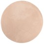 Alfombra de pelo corto suave lavable HUARTE rosado Ø 100 cm de , Alfombras - Ref: Foro24-375161, Precio: 27,38 €, Descuento: %