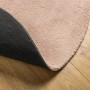 Alfombra de pelo corto suave lavable HUARTE rosado Ø 100 cm de , Alfombras - Ref: Foro24-375161, Precio: 27,38 €, Descuento: %