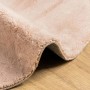 Alfombra de pelo corto suave lavable HUARTE rosado Ø 100 cm de , Alfombras - Ref: Foro24-375161, Precio: 27,38 €, Descuento: %
