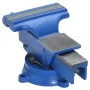 Cast iron blue 125 mm bench vise by , Clamps and screws - Ref: Foro24-154639, Price: 56,04 €, Discount: %