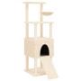 Rascador para gatos con postes de sisal crema 153 cm de , Mobiliario para gatos - Ref: Foro24-172115, Precio: 79,64 €, Descue...