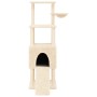 Rascador para gatos con postes de sisal crema 153 cm de , Mobiliario para gatos - Ref: Foro24-172115, Precio: 79,64 €, Descue...