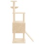 Rascador para gatos con postes de sisal crema 153 cm de , Mobiliario para gatos - Ref: Foro24-172115, Precio: 79,64 €, Descue...