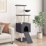Rascador para gatos con postes de sisal gris oscuro 153 cm de , Mobiliario para gatos - Ref: Foro24-172117, Precio: 64,55 €, ...