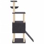 Rascador para gatos con postes de sisal gris oscuro 153 cm de , Mobiliario para gatos - Ref: Foro24-172117, Precio: 64,55 €, ...