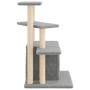 Rascador para gatos con postes de sisal gris claro 83,5 cm de , Mobiliario para gatos - Ref: Foro24-172122, Precio: 37,52 €, ...