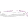 Colchón de muelles Bonnell firmeza media 100x200 cm de , Colchones - Ref: Foro24-372986, Precio: 131,67 €, Descuento: %