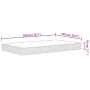 Colchón de muelles Bonnell firmeza media 100x200 cm de , Colchones - Ref: Foro24-372986, Precio: 139,44 €, Descuento: %