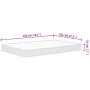 Colchón de muelles Bonnell firmeza media 120x200 cm de , Colchones - Ref: Foro24-3206401, Precio: 150,89 €, Descuento: %