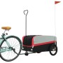 Remolque para bicicleta hierro negro y rojo 45 kg de , Remolques para bicicletas - Ref: Foro24-94062, Precio: 85,97 €, Descue...