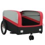 Remolque para bicicleta hierro negro y rojo 45 kg de , Remolques para bicicletas - Ref: Foro24-94062, Precio: 85,97 €, Descue...