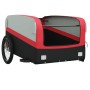 Remolque para bicicleta hierro negro y rojo 45 kg de , Remolques para bicicletas - Ref: Foro24-94069, Precio: 84,94 €, Descue...