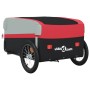 Remolque para bicicleta hierro negro y rojo 45 kg de , Remolques para bicicletas - Ref: Foro24-94069, Precio: 84,94 €, Descue...
