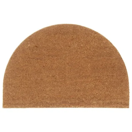 Felpudo semicircular de fibra de coco natural 60x90 cm de , Felpudos - Ref: Foro24-155564, Precio: 51,63 €, Descuento: %