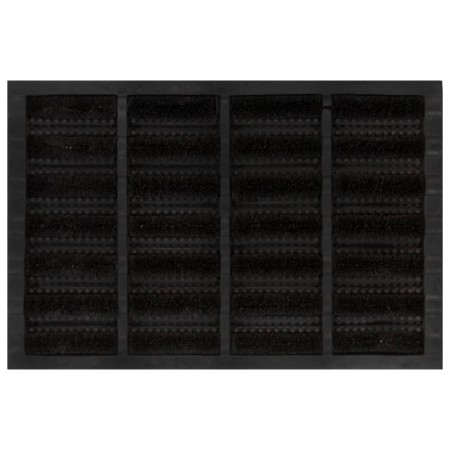 Felpudo rectangular de goma y fibra de coco 40x60 cm de , Felpudos - Ref: Foro24-155662, Precio: 27,48 €, Descuento: %