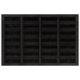 Felpudo rectangular de goma y fibra de coco 40x60 cm de , Felpudos - Ref: Foro24-155662, Precio: 27,48 €, Descuento: %
