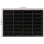 Felpudo rectangular de goma y fibra de coco 40x60 cm de , Felpudos - Ref: Foro24-155662, Precio: 27,48 €, Descuento: %
