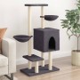 Rascador para gatos con postes de sisal gris oscuro 117 cm de , Mobiliario para gatos - Ref: Foro24-172120, Precio: 61,38 €, ...