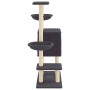 Rascador para gatos con postes de sisal gris oscuro 117 cm de , Mobiliario para gatos - Ref: Foro24-172120, Precio: 61,38 €, ...