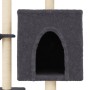 Rascador para gatos con postes de sisal gris oscuro 117 cm de , Mobiliario para gatos - Ref: Foro24-172120, Precio: 61,38 €, ...