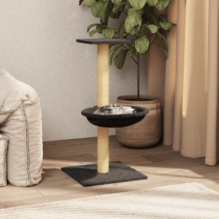 Rascador para gatos con poste de sisal gris oscuro 74 cm de , Mobiliario para gatos - Ref: Foro24-171590, Precio: 22,54 €, De...