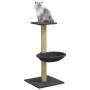 Rascador para gatos con poste de sisal gris oscuro 74 cm de , Mobiliario para gatos - Ref: Foro24-171590, Precio: 22,54 €, De...