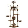 Rascador para gatos con poste de sisal marrón y blanco 203 cm de , Mobiliario para gatos - Ref: Foro24-170528, Precio: 130,38...