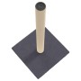 Poste rascador para gatos gris oscuro 35x35x70 cm de , Mobiliario para gatos - Ref: Foro24-171680, Precio: 25,81 €, Descuento: %