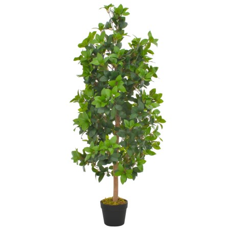 Planta artificial árbol de laurel con macetero 120 cm verde de , Flora artificial - Ref: Foro24-280179, Precio: 80,59 €, Desc...