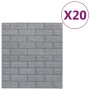 Papel pintado autoadhesivo ladrillos 3D 20 unidades antracita de , Papel pintado - Ref: Foro24-150722, Precio: 57,37 €, Descu...