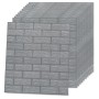 Papel pintado autoadhesivo ladrillos 3D 20 unidades antracita de , Papel pintado - Ref: Foro24-150722, Precio: 57,37 €, Descu...