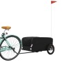 Remolque para bicicleta hierro negro 45 kg de , Remolques para bicicletas - Ref: Foro24-94045, Precio: 83,18 €, Descuento: %
