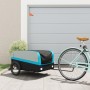 Remolque para bicicleta hierro negro y azul 45 kg de , Remolques para bicicletas - Ref: Foro24-94051, Precio: 89,19 €, Descue...