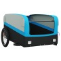 Remolque para bicicleta hierro negro y azul 45 kg de , Remolques para bicicletas - Ref: Foro24-94051, Precio: 89,19 €, Descue...