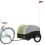 Remolque para bicicleta hierro negro y verde 45 kg de , Remolques para bicicletas - Ref: Foro24-94137, Precio: 98,74 €, Descu...