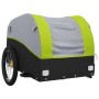 Remolque para bicicleta hierro negro y verde 45 kg de , Remolques para bicicletas - Ref: Foro24-94137, Precio: 98,74 €, Descu...
