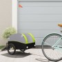 Remolque para bicicleta hierro negro y verde 30 kg de , Remolques para bicicletas - Ref: Foro24-94123, Precio: 85,27 €, Descu...