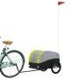 Remolque para bicicleta hierro negro y verde 30 kg de , Remolques para bicicletas - Ref: Foro24-94123, Precio: 85,27 €, Descu...