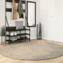Alfombra pelo largo aspecto brillante ISTAN beige Ø 200 cm de , Alfombras - Ref: Foro24-375661, Precio: 84,83 €, Descuento: %
