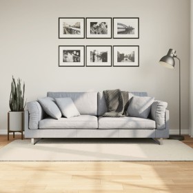 Alfombra pelo largo aspecto brillante ISTAN crema 100x200 cm de , Alfombras - Ref: Foro24-375663, Precio: 44,13 €, Descuento: %
