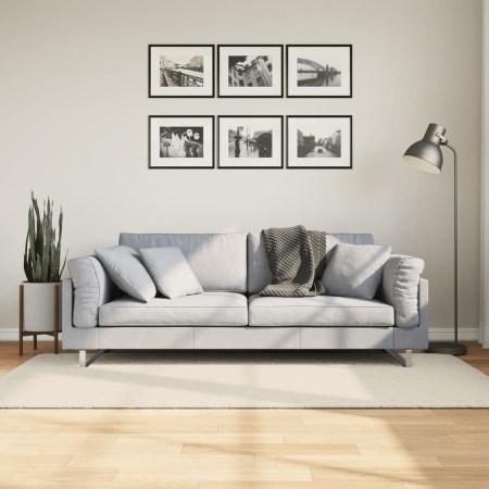 Alfombra pelo largo aspecto brillante ISTAN crema 100x200 cm de , Alfombras - Ref: Foro24-375663, Precio: 44,13 €, Descuento: %