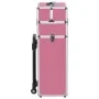 Maletín trolley de maquillaje de aluminio rosa de vidaXL, Neceseres - Ref: Foro24-91823, Precio: 103,79 €, Descuento: %