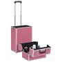 Maletín trolley de maquillaje de aluminio rosa de vidaXL, Neceseres - Ref: Foro24-91823, Precio: 103,79 €, Descuento: %