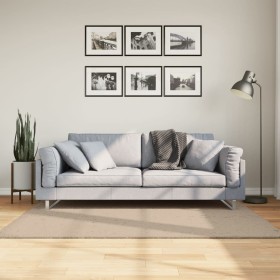 Alfombra de pelo corto suave lavable HUARTE arena 120x170 cm de , Alfombras - Ref: Foro24-375057, Precio: 51,39 €, Descuento: %