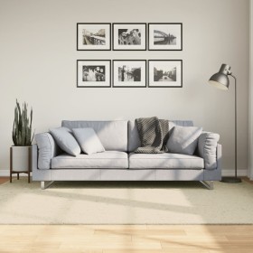 Alfombra de pelo corto suave lavable HUARTE crema 160x230 cm de , Alfombras - Ref: Foro24-375041, Precio: 92,79 €, Descuento: %