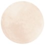 Alfombra de pelo corto suave lavable HUARTE beige Ø 120 cm de , Alfombras - Ref: Foro24-375029, Precio: 51,03 €, Descuento: %