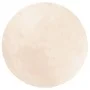 Alfombra de pelo corto suave lavable HUARTE beige Ø 120 cm de , Alfombras - Ref: Foro24-375029, Precio: 47,19 €, Descuento: %